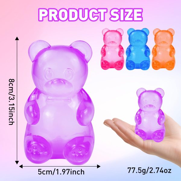 NeeDoh Gummy Bear Taba Squishy jelly blue bear squeeze toy — Image 12 of 20