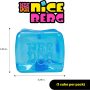 Giant translucent blue NeeDoh Nice Berg sensory squish cube — Image 6 of 8