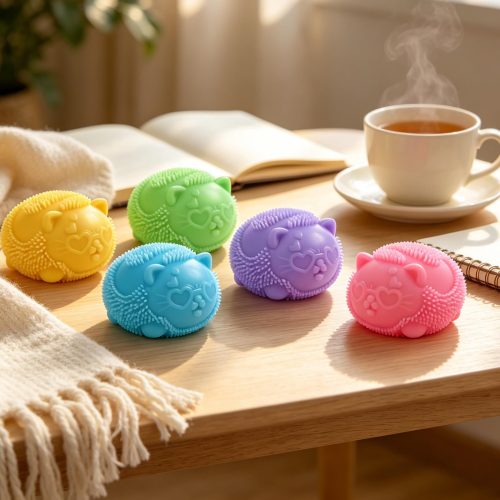 NeeDoh Cool Cats squishy fidget toy in teal colour — Image 10 of 20