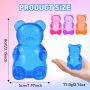 NeeDoh Gummy Bear Taba Squishy jelly blue bear squeeze toy — Image 6 of 20