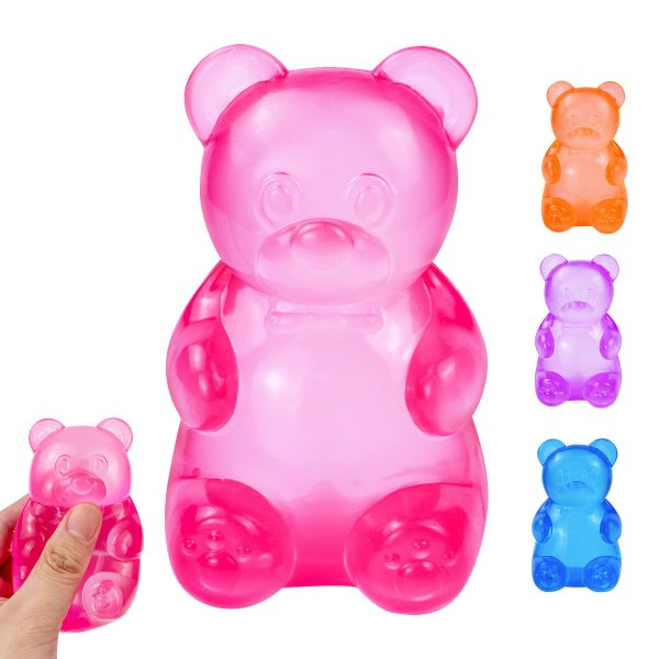 NeeDoh Gummy Bear Taba Squishy jelly blue bear squeeze toy — Image 4 of 20