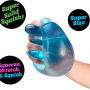 Giant translucent blue NeeDoh Nice Berg sensory squish cube — Image 3 of 8