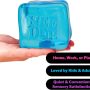 Giant translucent blue NeeDoh Nice Berg sensory squish cube — Image 5 of 8