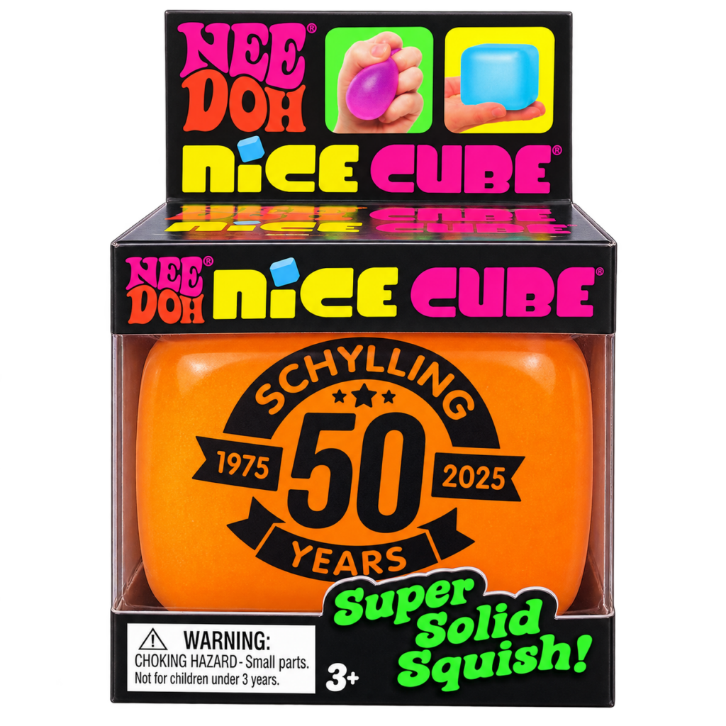 rare needoh 50th anniversay cube in golden color