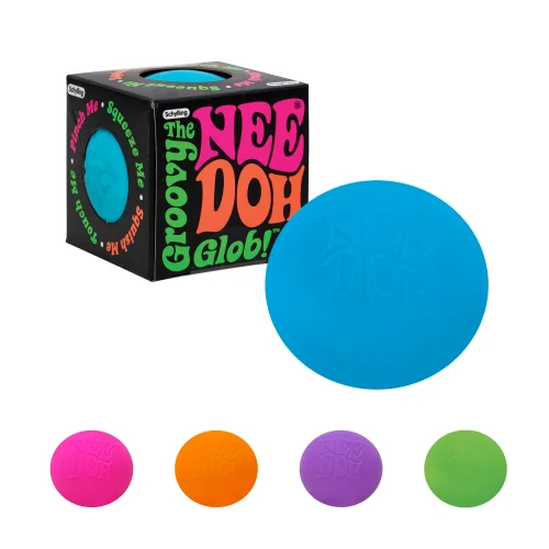 NeeDoh Original Groovy Glob stress ball in blue — Image 1 of 26