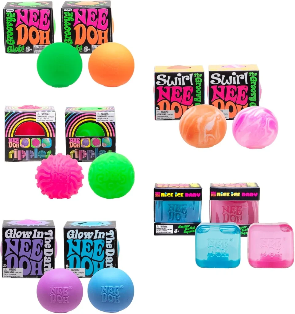 NeeDoh Teenie 10-Pack with five styles including Nice Ice Baby and glow — Image 1 of 14