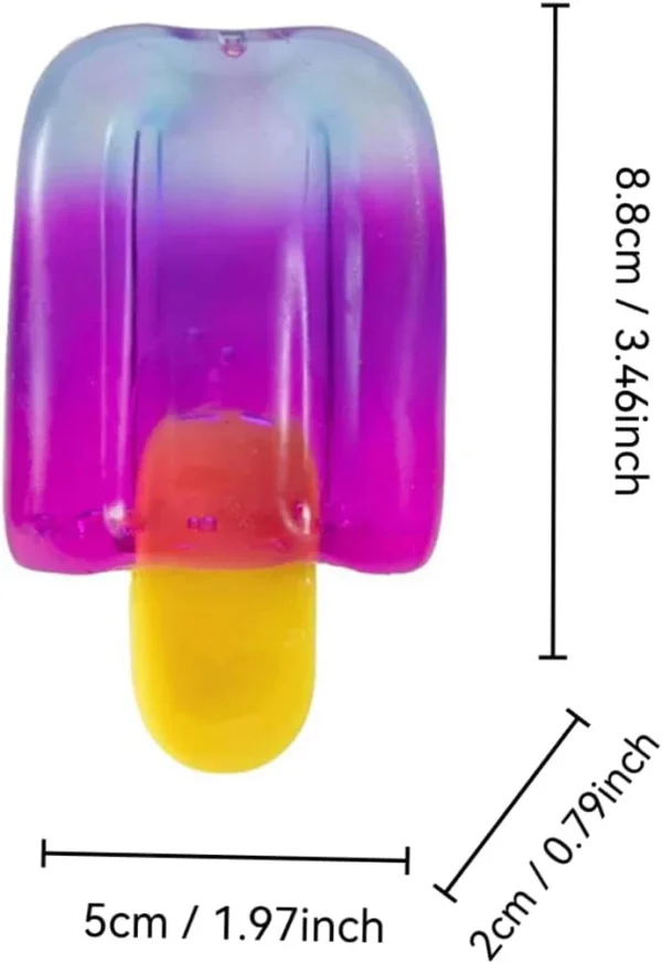 NeeDoh Nice-Sicle squishy ice lolly fidget toy on stick — Image 2 of 14